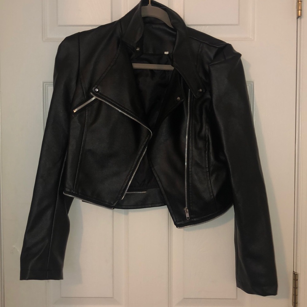 Leather jacket